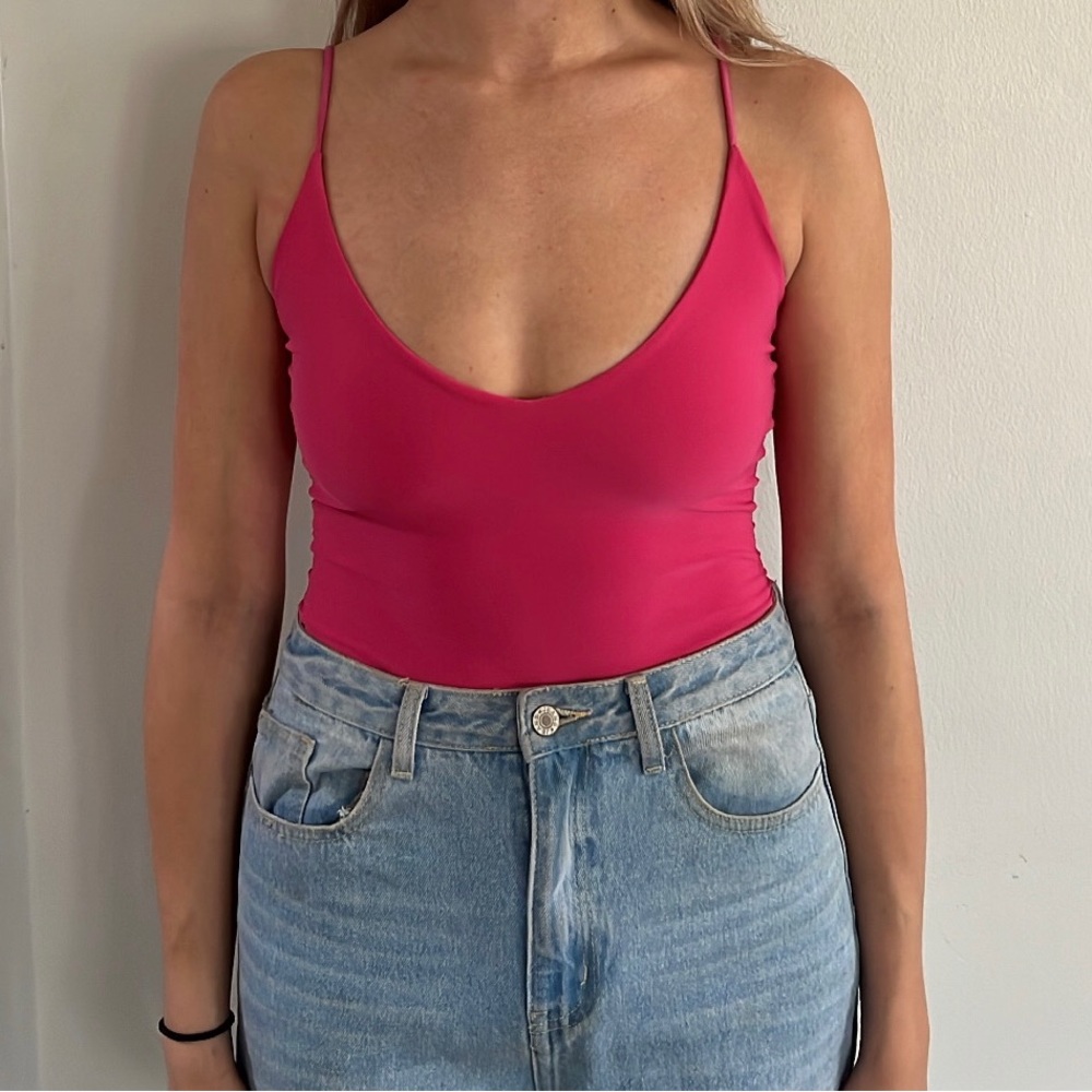 Pretty little thing pink bodysuit